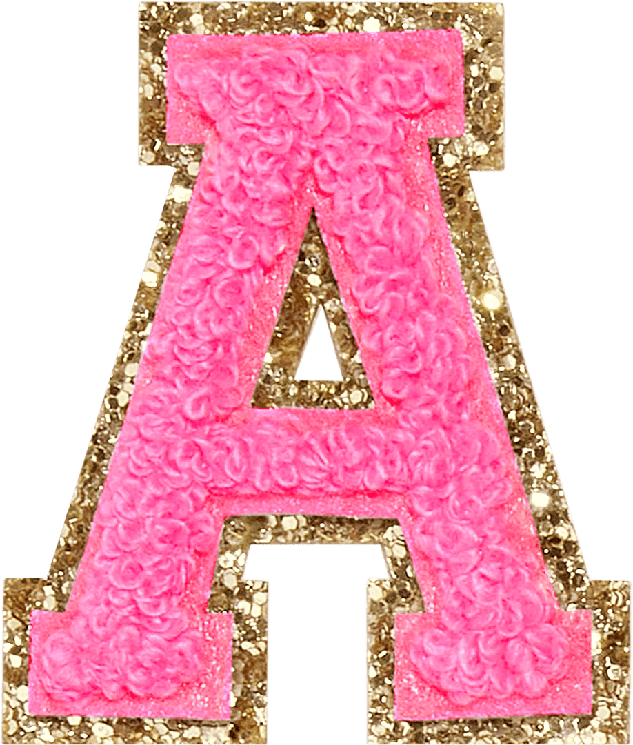 Varsity Pink Glitter A