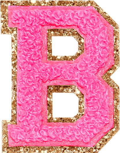 Varsity Pink Glitter B