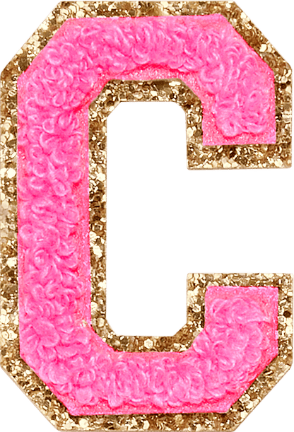 Varsity Pink Glitter C