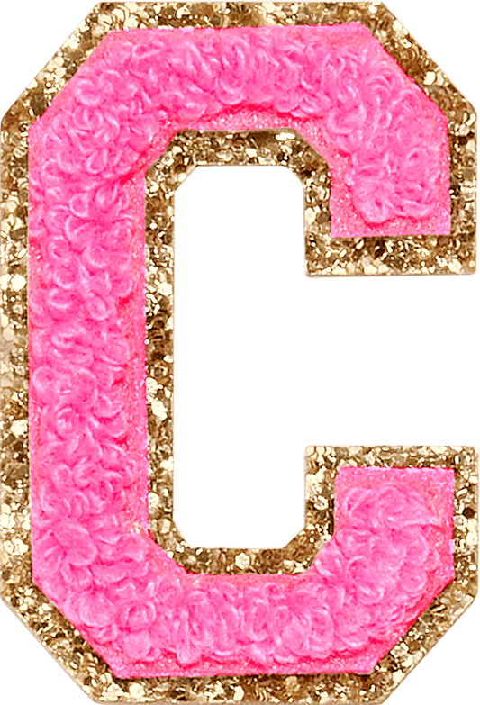 Varsity Pink Glitter C