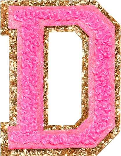Varsity Pink Glitter D