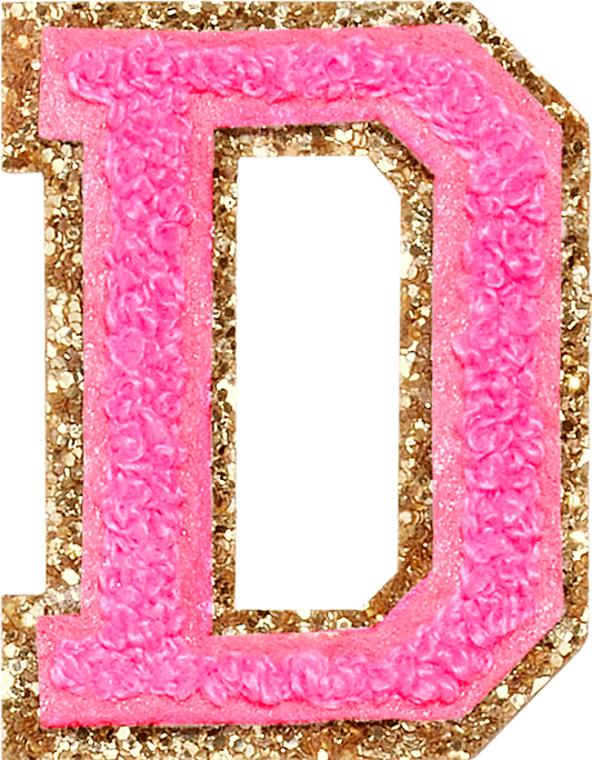 Varsity Pink Glitter D