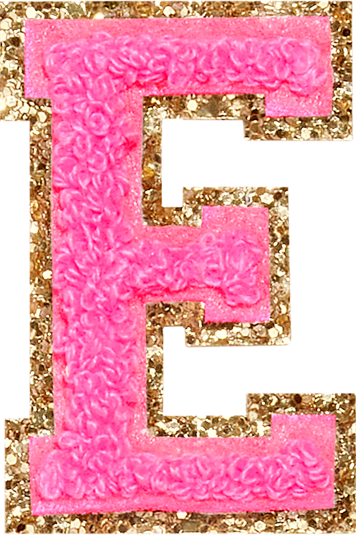 Varsity Pink Glitter E