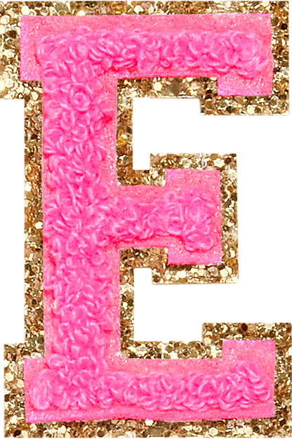 Varsity Pink Glitter E