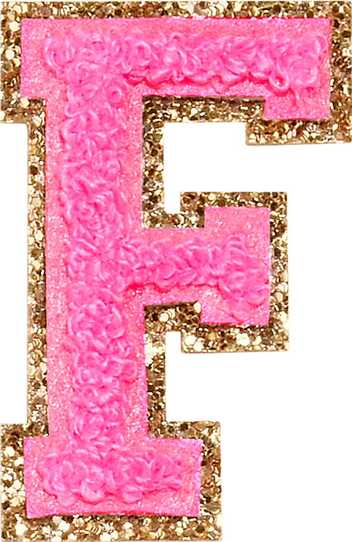 Varsity Pink Glitter F