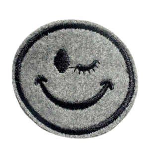 Grey wink smiley