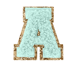 Varsity Blue Glitter A