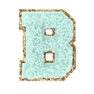 Varsity Blue Glitter B