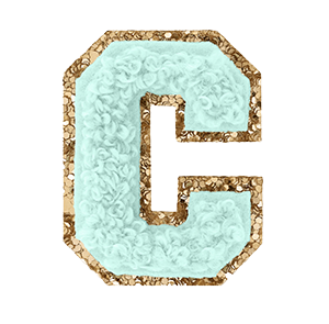 Varsity Blue Glitter C