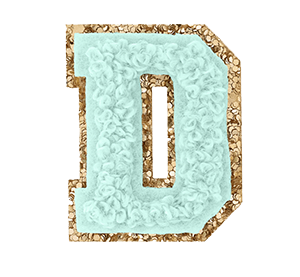 Varsity Blue Glitter D