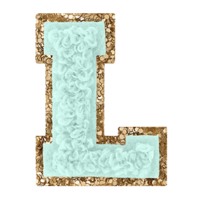 Varsity Blue Glitter L