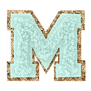 Varsity Blue Glitter M