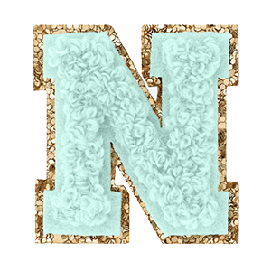 Varsity Blue Glitter N