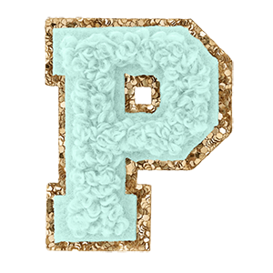 Varsity Blue Glitter P