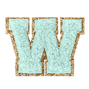 Varsity Blue Glitter W