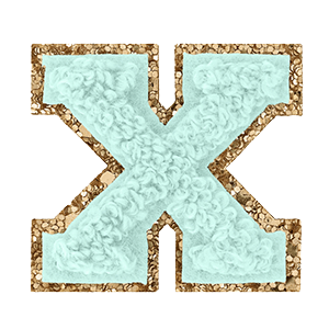 Varsity Blue Glitter X