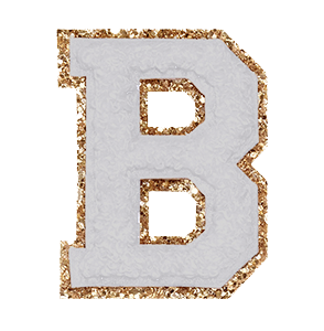 Varsity Grey Glitter B