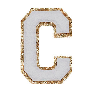 Varsity Grey Glitter C