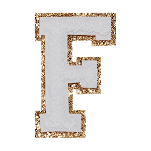 Varsity Grey Glitter F