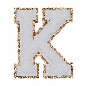 Varsity Grey Glitter K