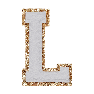 Varsity Grey Glitter L