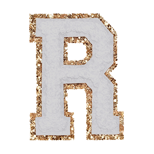 Varsity Grey Glitter R