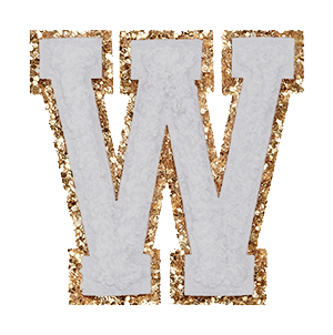 Varsity Grey Glitter W
