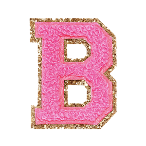 Varsity Pink Glitter B