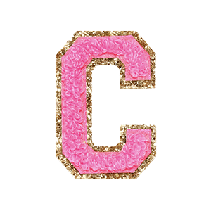 Varsity Pink Glitter C