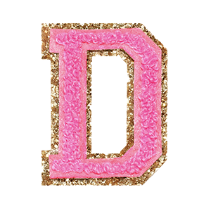 Varsity Pink Glitter D