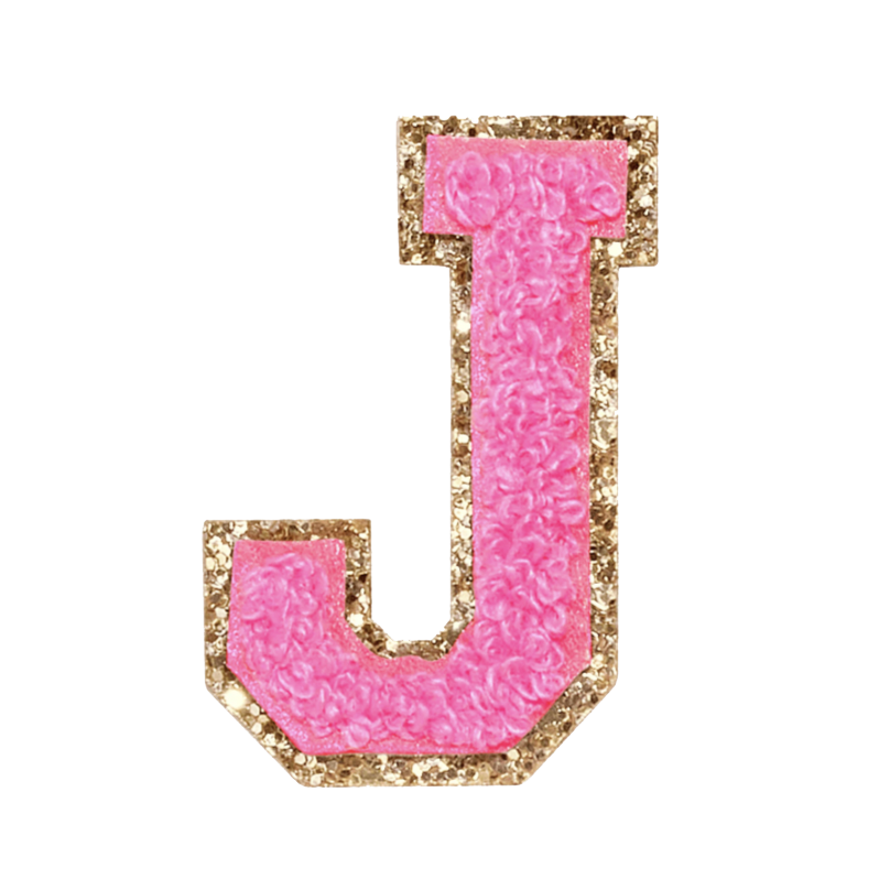 Varsity Pink Glitter J