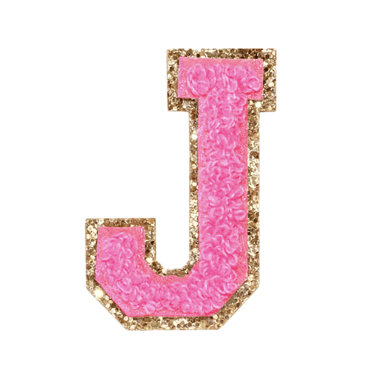 Varsity Pink Glitter J