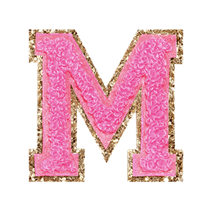Varsity Pink Glitter M