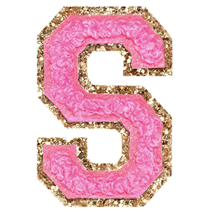 Varsity Pink Glitter S