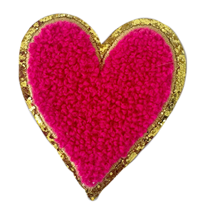 Pink Glitter Heart