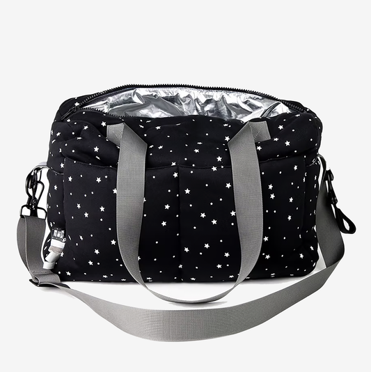Nursing bag - Black stars