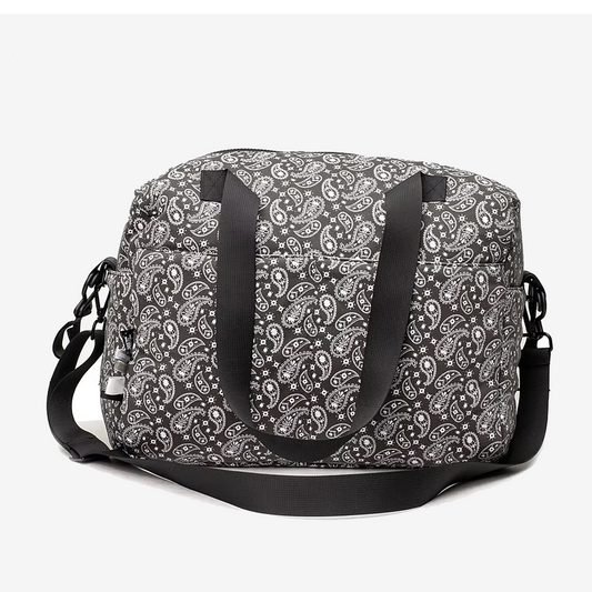 Nursing bag - Black Paisley